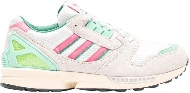 Adidas ZX 8000 Made in Germany — Off White Pink Court Green