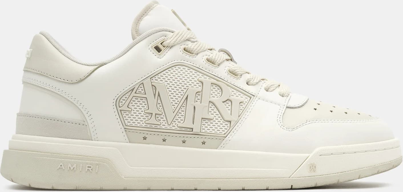 Amiri Classic Low (Damen) — White Alabaster