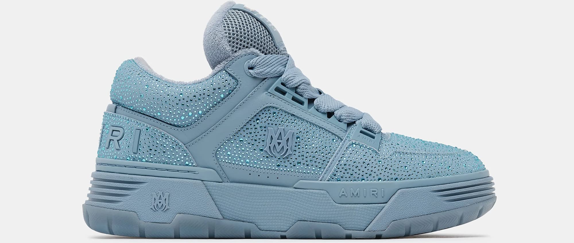 Amiri Crystal MA-1 — Ashley Blue