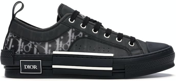 Dior B23 Low Top — Canvas Oblique Black