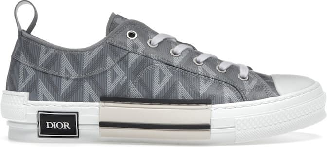 Dior B23 Low Top — Gray CD Diamond