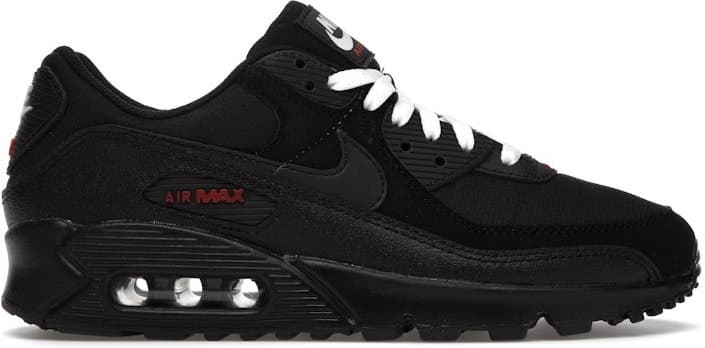 Nike Air Max 90 — Schwarz Sport Rot