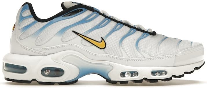 Nike Air Max Plus — White University Blue Gold