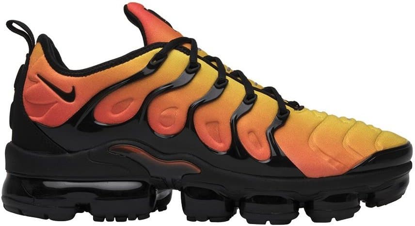 Nike Air VaporMax Plus — Black Orange Crimson
