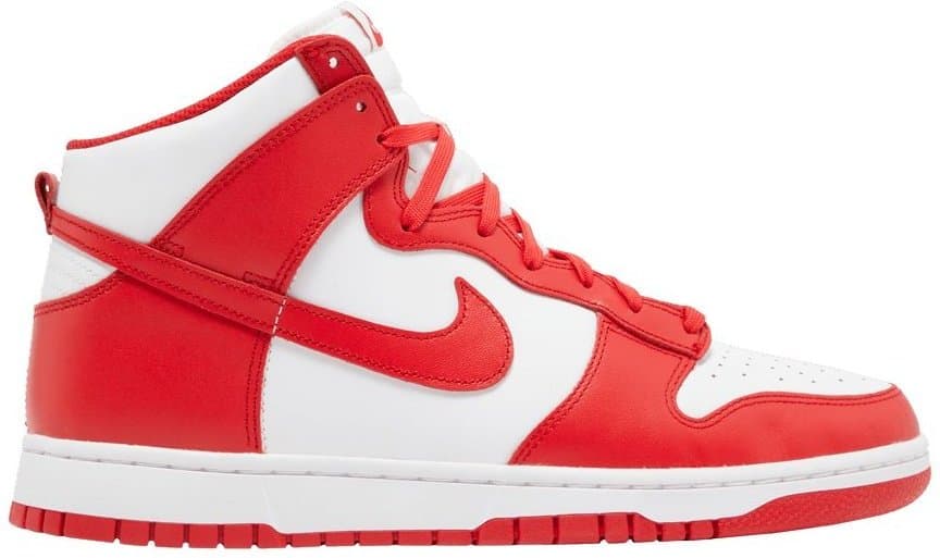 Nike Dunk High — Championship White Red