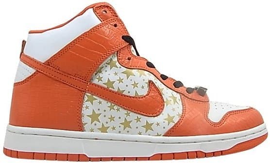 Nike Dunk High Pro SB — Supreme Orange Stars