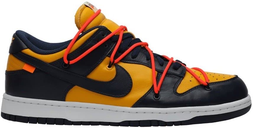 Nike Dunk Low — Off-White University Gold