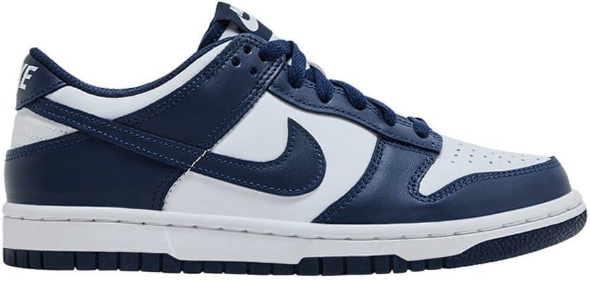 Nike Dunk Low — Summit White Midnight Navy