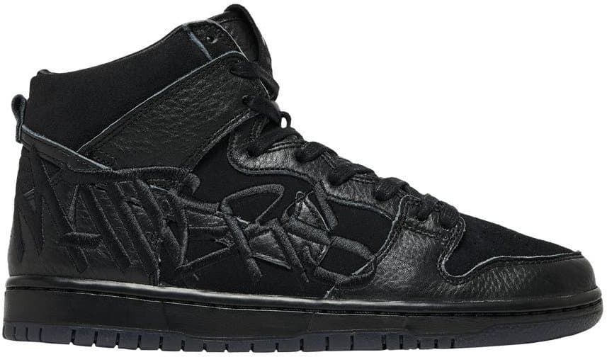 Nike SB Dunk High — FAUST Black Gold