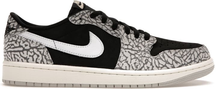 Nike Air Jordan Jordan 1 Retro Low OG — Black Cement