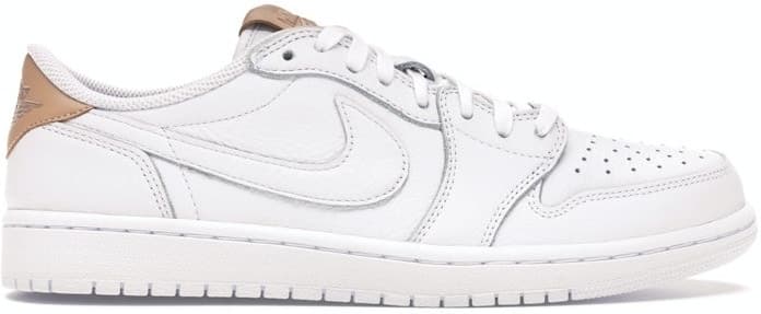 Nike Air Jordan Jordan 1 Retro Low OG — White Vachetta