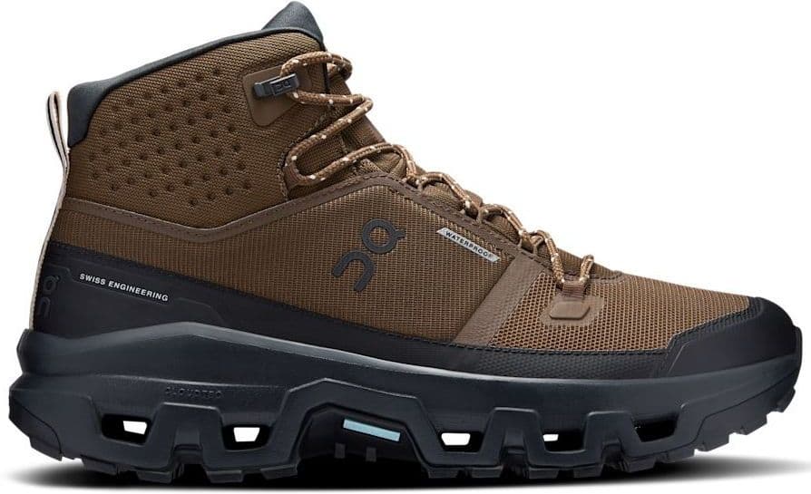 On Cloudrock Mid Waterproof — Braun