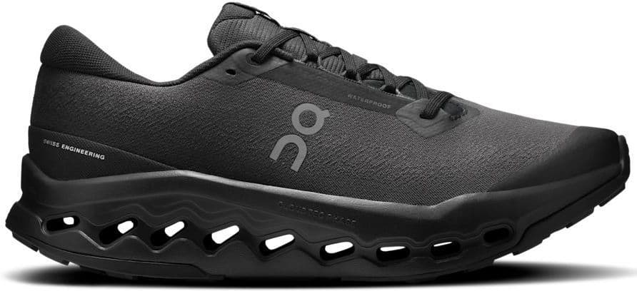 On Cloudsurfer Trail 2 Waterproof — Schwarz