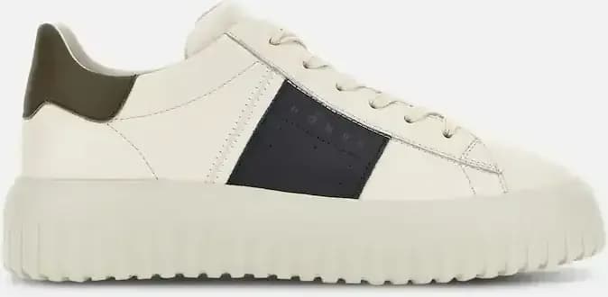 Hogan Sneakers H-Stripes — Ivory Blue
