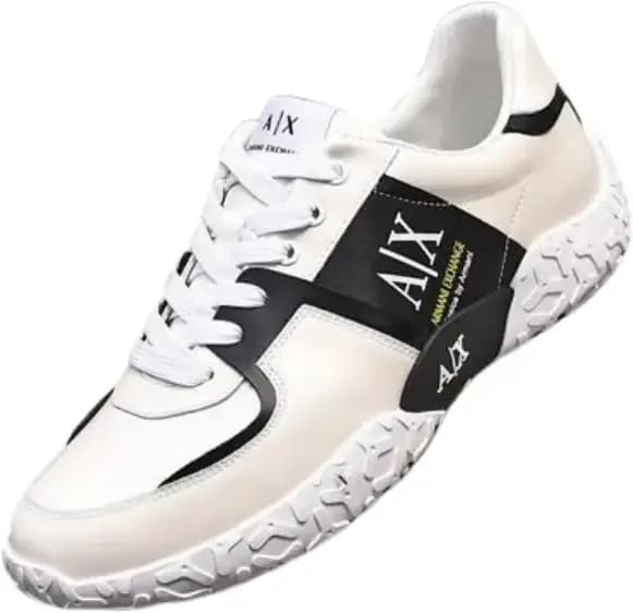 Armani AX Exchange Logo Sneaker — White