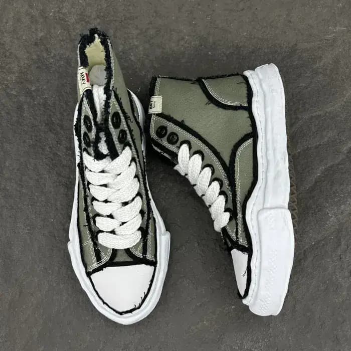 Mihara Yasuhiro Aison Mihara Yasuhiro MMY High Sneaker — Green