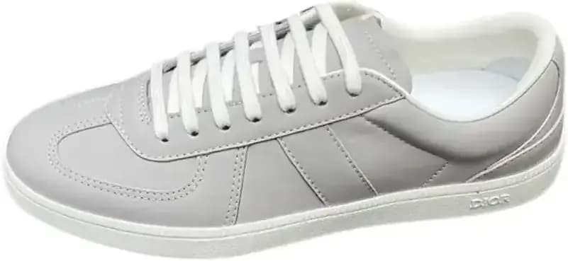 Dior B01 Matchpoint Sneakers — Grey Smooth Calfskin