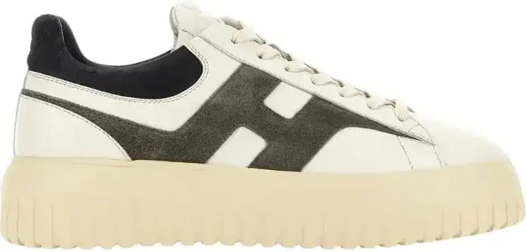 Hogan H-Stripes — Ivory Grey Blue