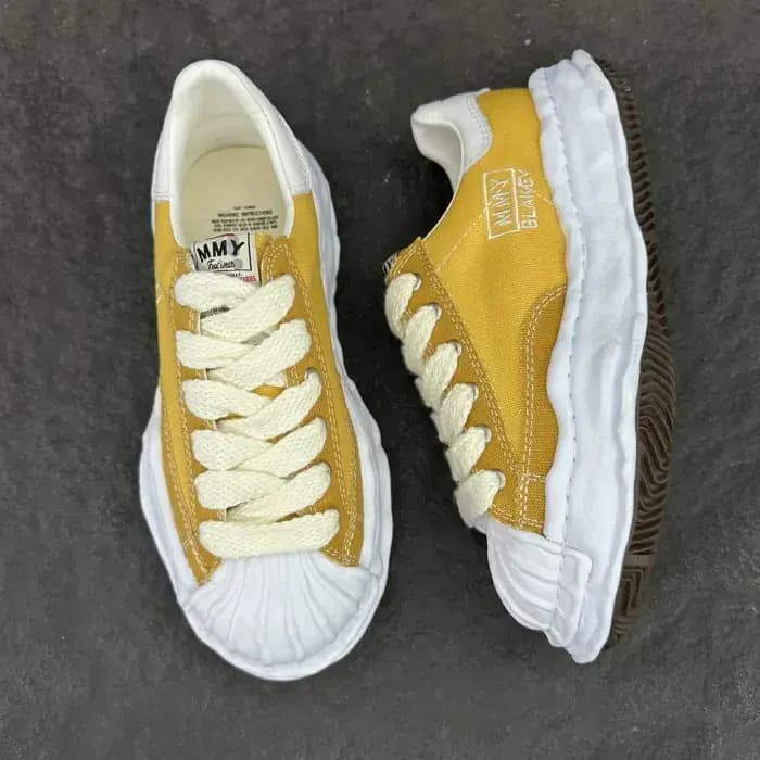 Mihara Yasuhiro Aison Mihara Yasuhiro MMY Blakey Sneaker — Yellow