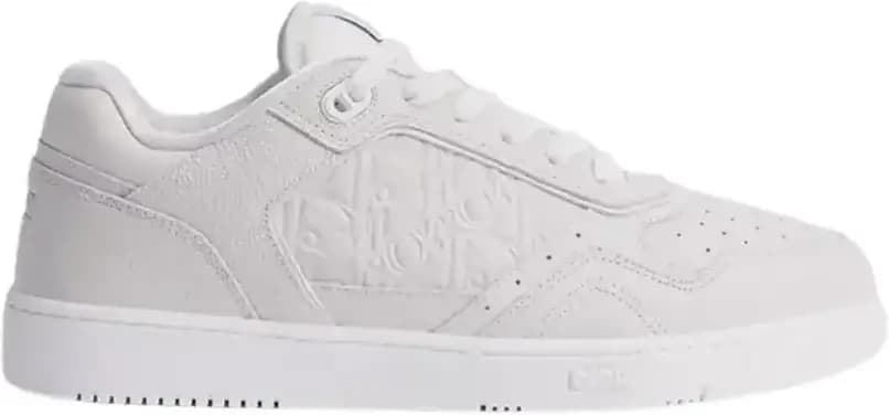 Dior B27 Uptown Low-Top Sneaker — White Grained Calfskin