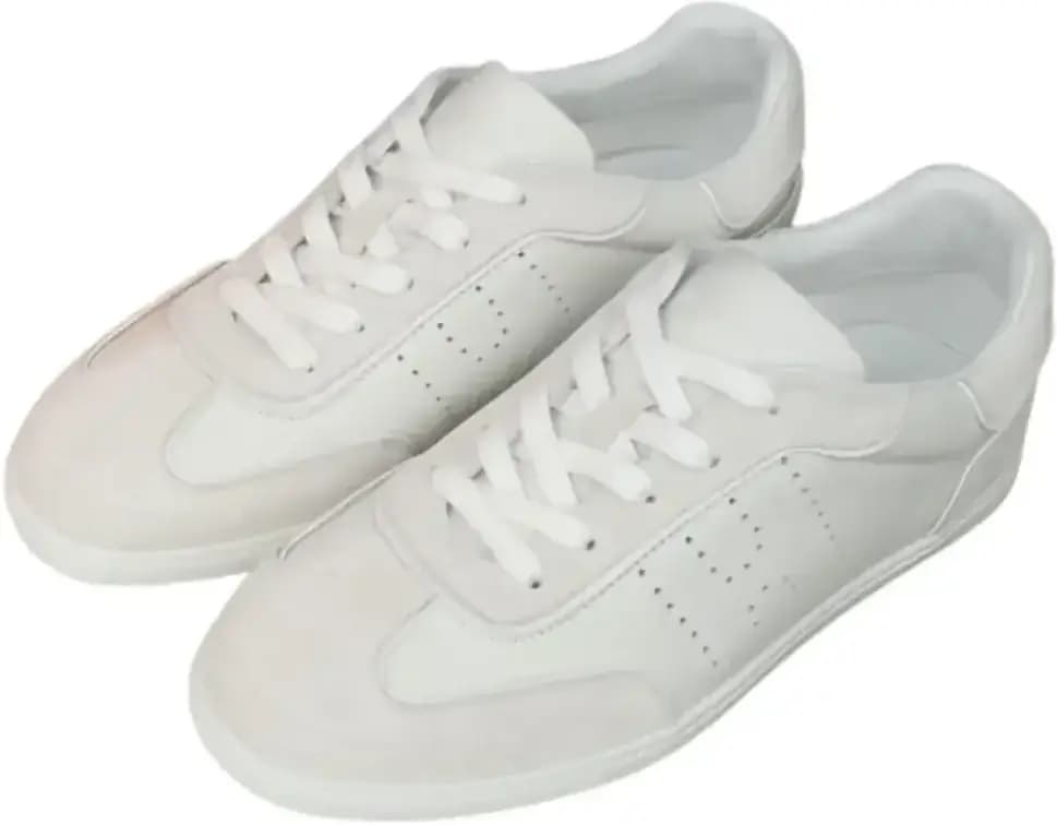 Hermès Match Sneaker — White Goatskin