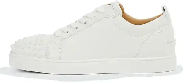 Christian Louboutin Spikes Orlato Sneakers — White