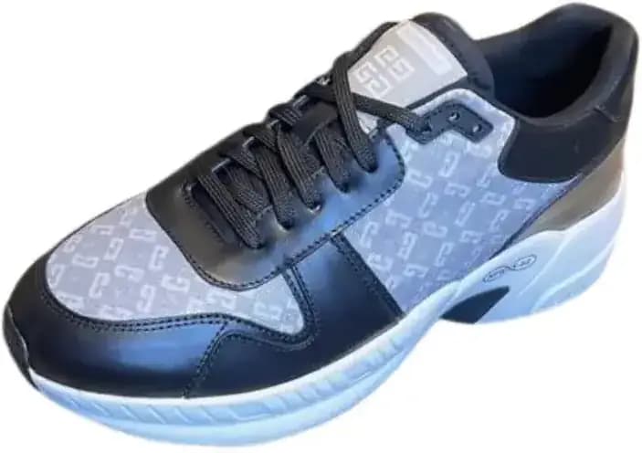 Givenchy Black — Gray Print Sneakers