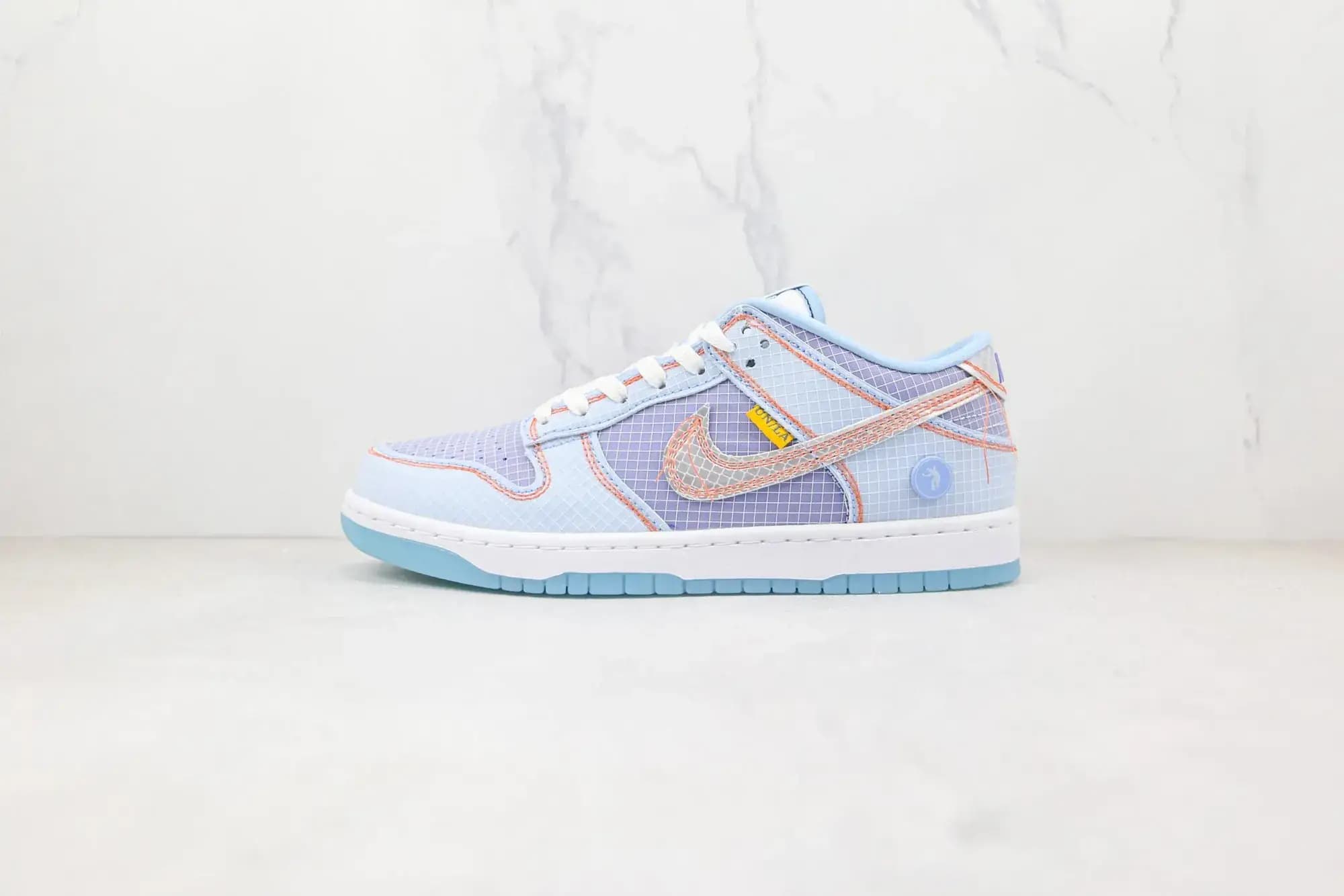 Nike SB Dunk Low — Purple Gold suture mesh