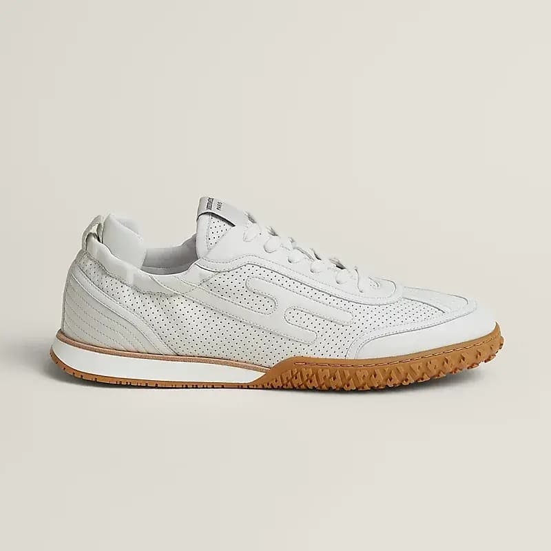 Hermès Jet Sneakers — White Nappa Leather