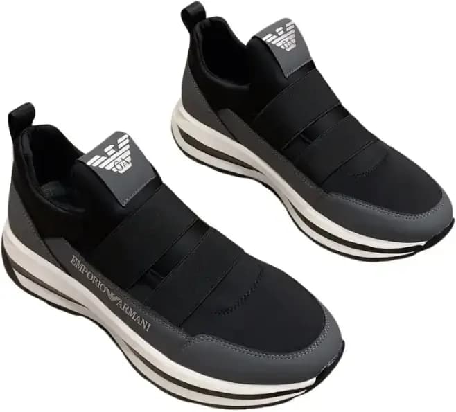 Armani Emporio Armani Sneaker — Grey Black
