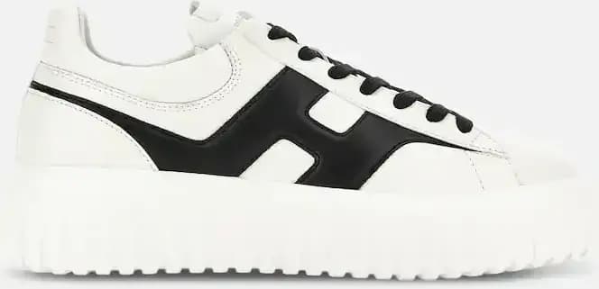 Hogan Sneakers H-Stripes — White Black