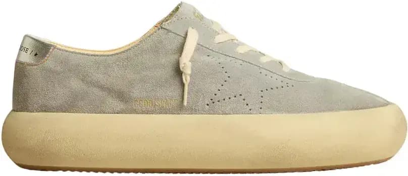 Golden Goose Space-Star Shoes Ice-Gray Suede