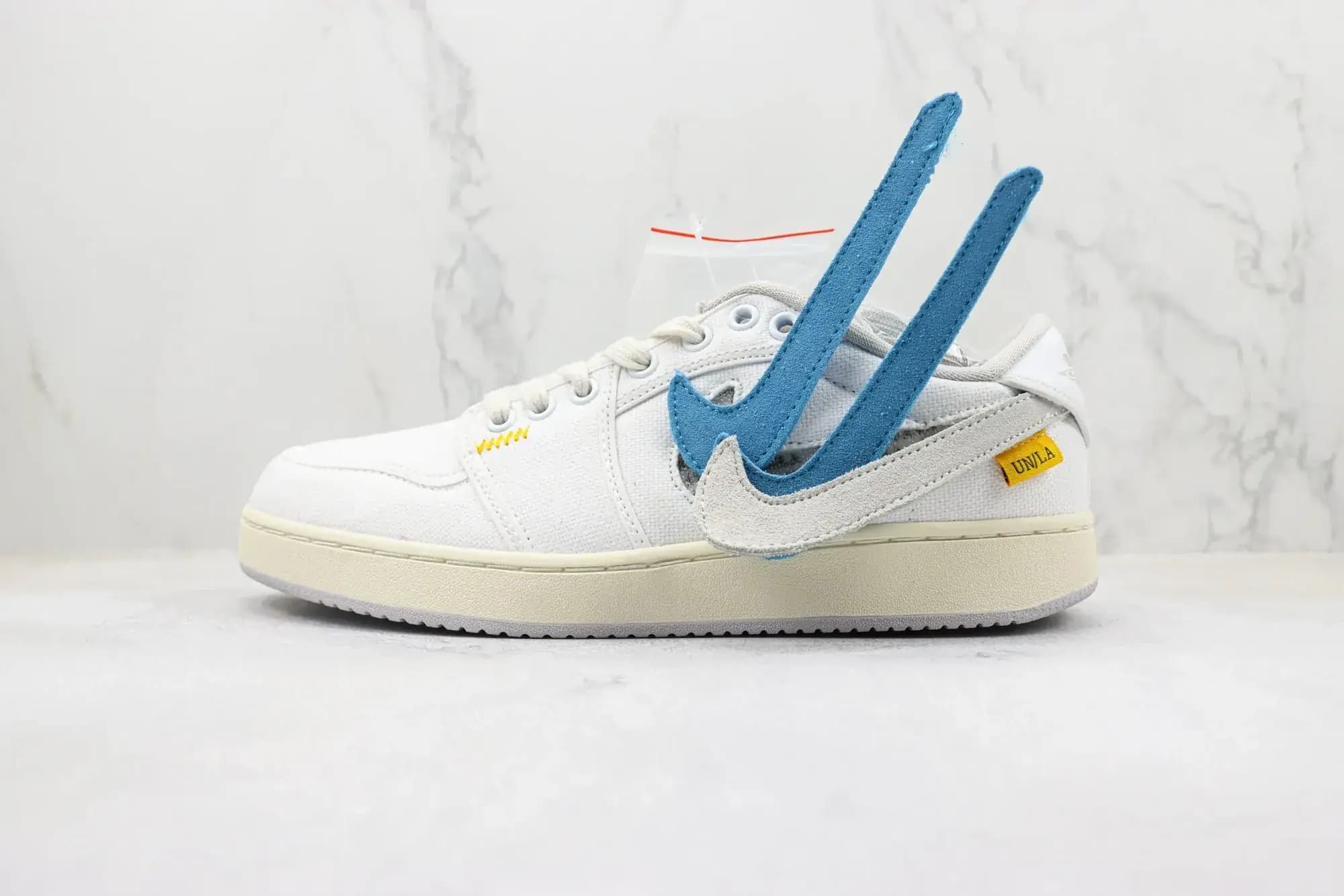 Jordan Nike Air Jordan 1 Retro AJKO Low SP Union — White Canvas