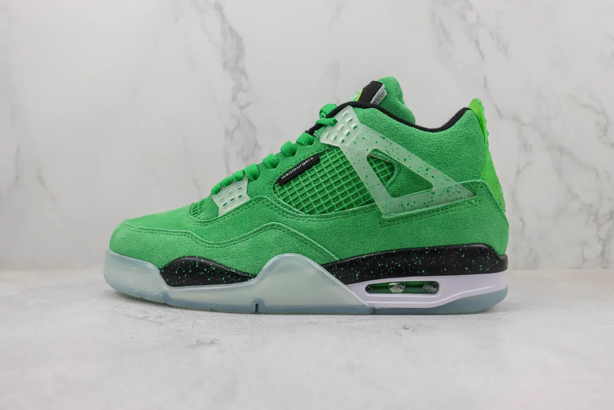 Jordan Air Jordan 4 Retro Wahlburgers Sneaker — Green