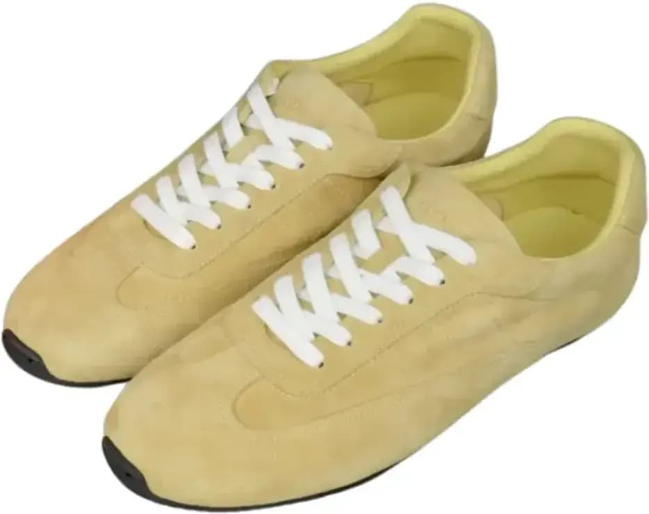 Hermès Beige Suede Sneakers