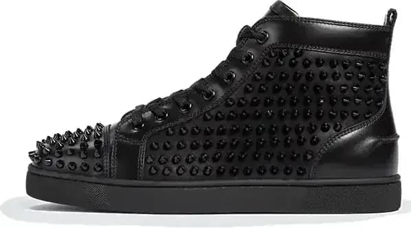 Christian Louboutin Orlato Leather Sneakers Spike