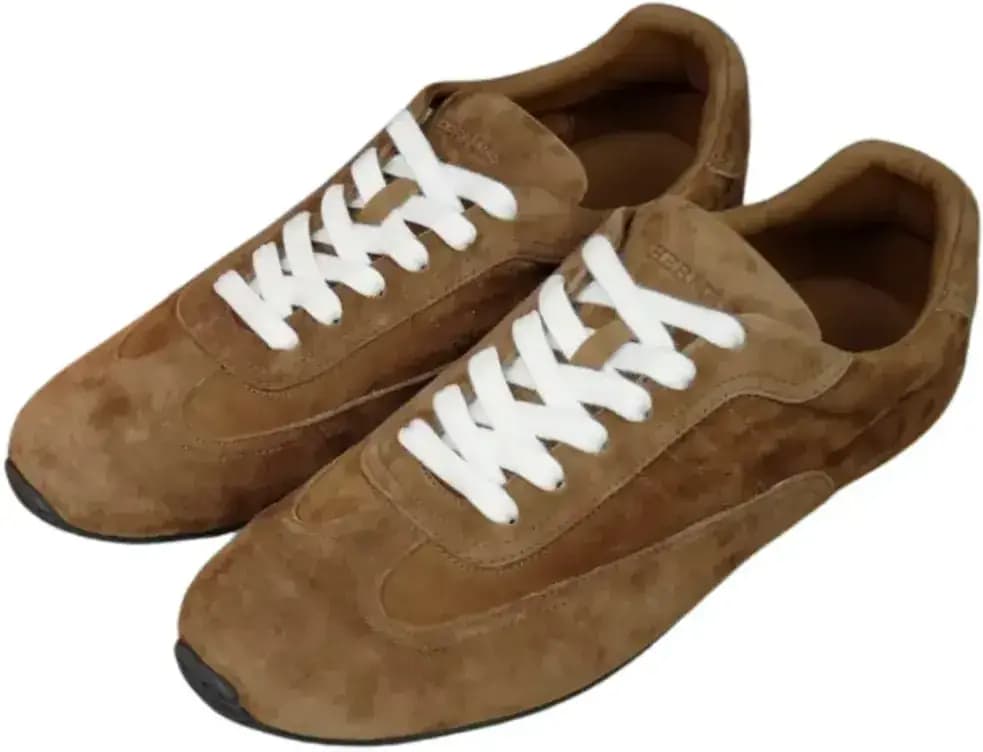 Hermès Brown Suede Sneakers