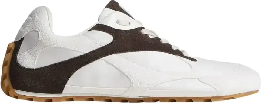 Bottega Veneta Orbit Flash Sneaker — White Brown