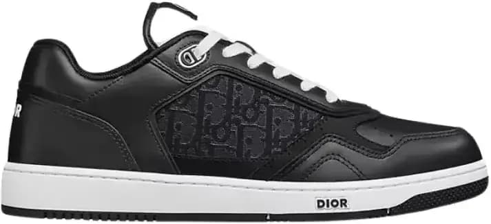 Dior B27 Uptown Low Top Sneaker — Black Smooth Calfskin