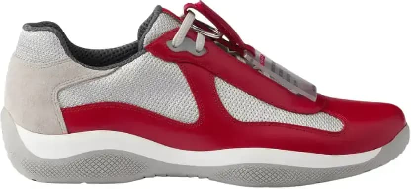 Prada America s Cup Original Sneakers — Red