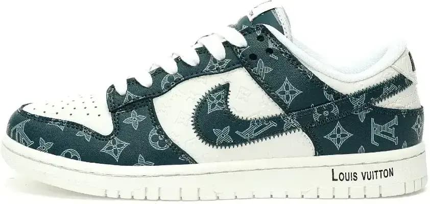 Louis Vuitton LV x Nike SB Dunk Low Dark — indigo White LV Monogram
