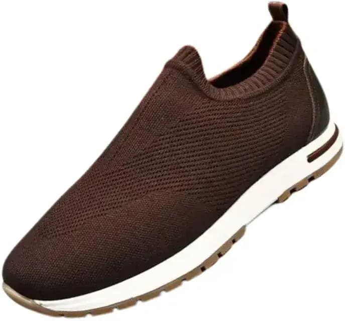 Loro Piana 360 Flexy Walk Sneakers — Brown