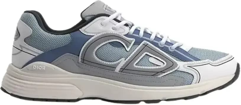 Dior B30 Countdown Sneaker Light — Blue Technical Mesh Blue
