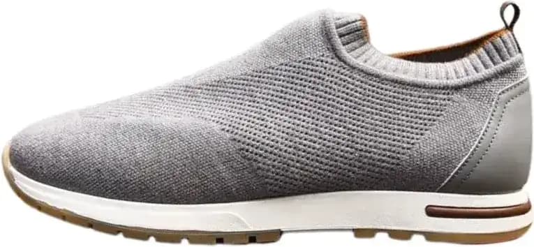 Loro Piana 360 Flexy Walk Sneakers Light — Gray
