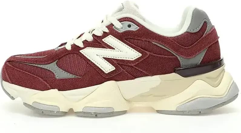 New Balance 9060 Sneaker Washed — Burgundy