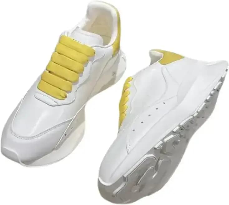 Alexander McQueen Alexander Mcqueen — White Citron Yellow Sneakers
