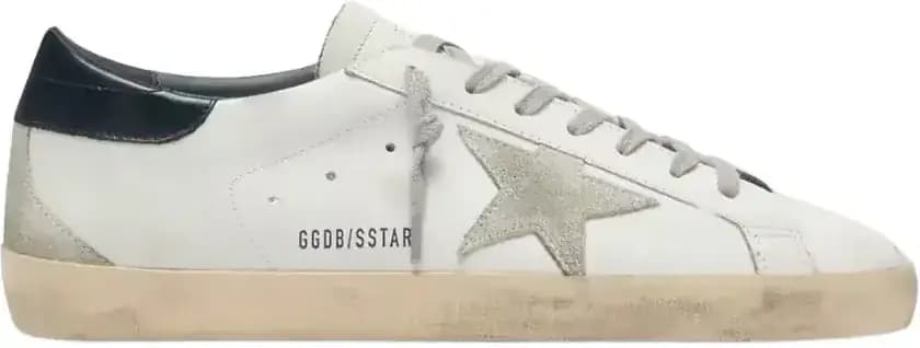 Golden Goose Super-Star Suede Star — Blue Heel Tab