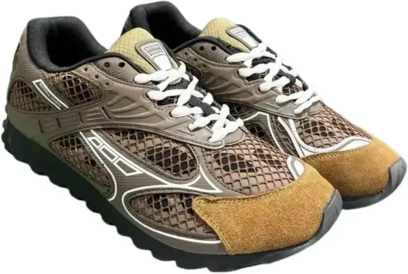 Bottega Veneta Orbit Sneakers — Brown