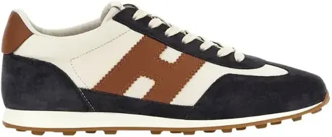 Hogan Athletic — Ivory Blue Brown
