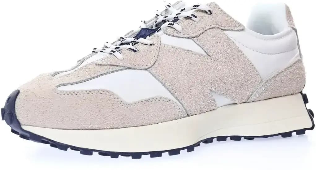 New Balance MS327 Suede light — gray navy